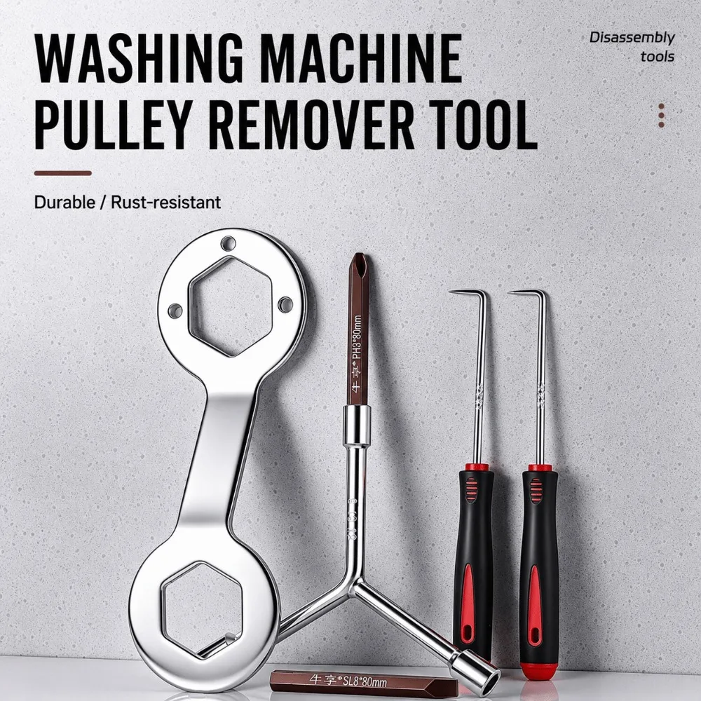 5/6/7 Pcs/set Multi-functional Washing Machine Repair Tools Durable Complete Set Washer Disassembly Kit Drum Type