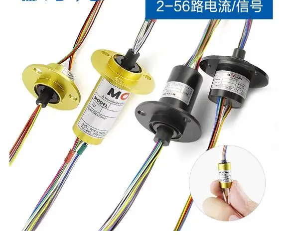 

Коллекторное кольцо, токопроводящее контактное кольцо, вращающийся на 360 градусов разъем, токопроводящее кольцо с внешним диаметром 12 мм, 6-жильный пластиковый.