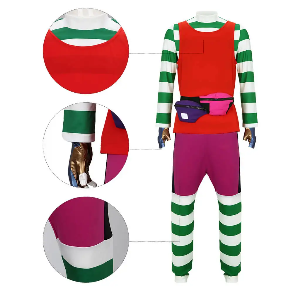 

Major Bedhead Cosplay Costume Joker Fancy Dress Big Comfy Couch Roleplay Halloween Carnival Party Clothing