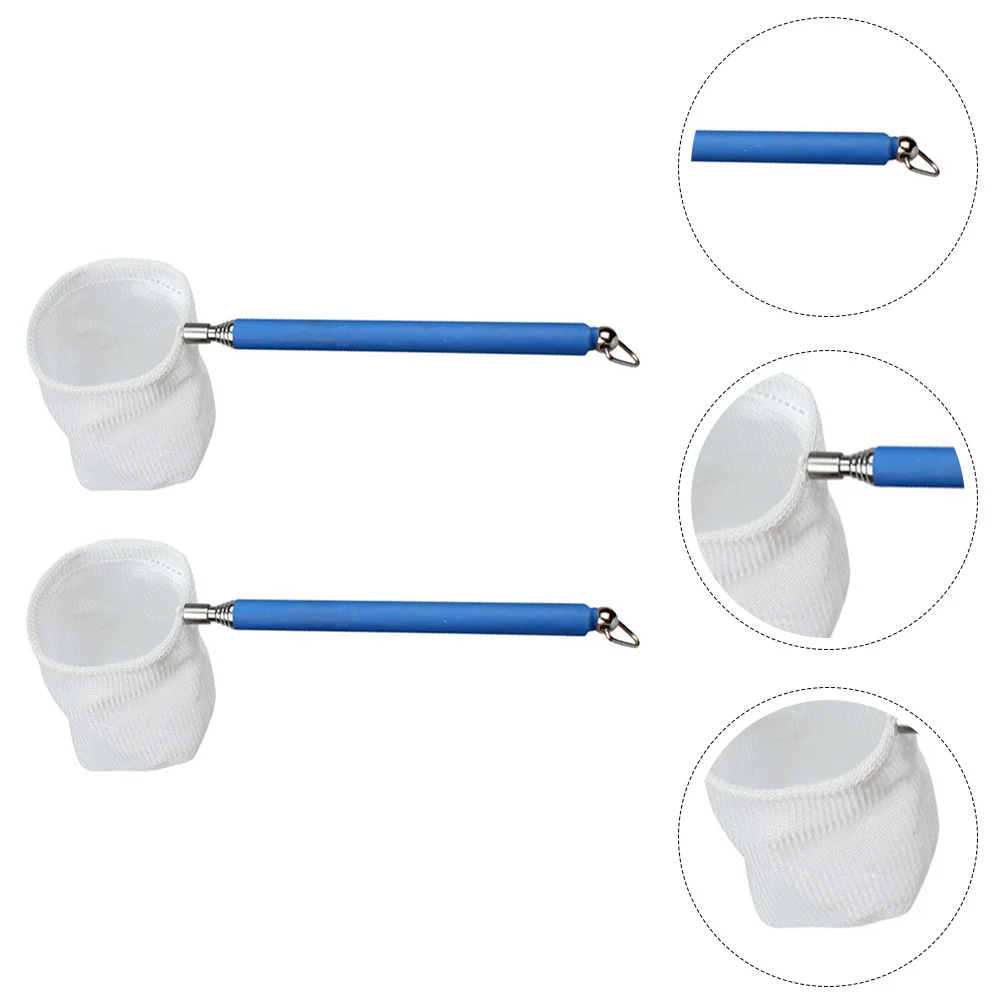 

2Pcs Fishing Dip Net with Soft Mesh for Shrimp and Fish Safe Handling Tank Net Compact Design for Home Aquarium Use