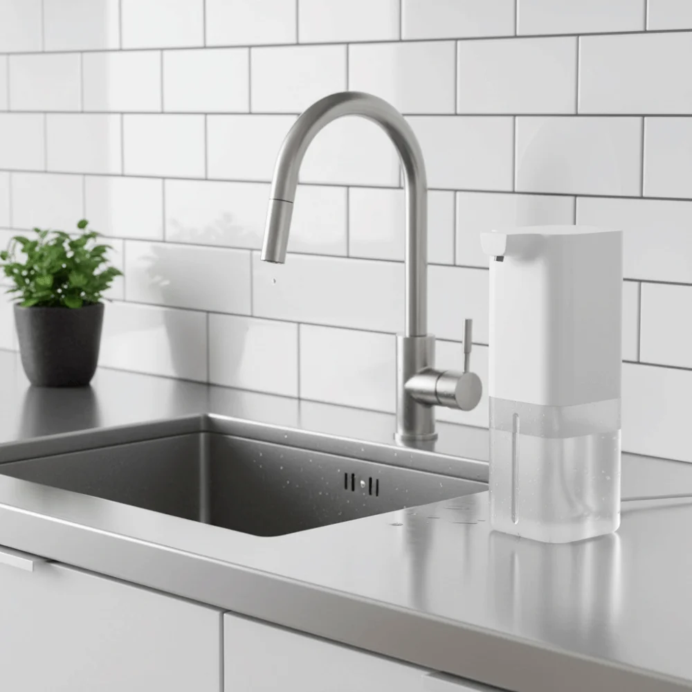 

Touchless Operation Sensor Soap Dispenser Smart Sensor Silent Operation Hand Soap Dispenser Automatic Soap Dispenser Hotel