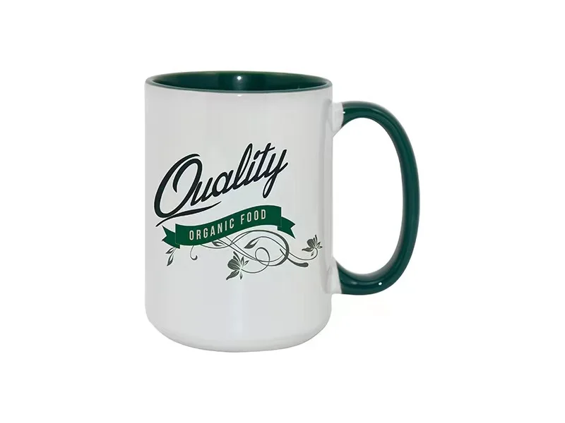 Imagem -04 - Caneca de Café Cerâmica Branco e Preto Personalizado em Branco Porcelana 15 oz