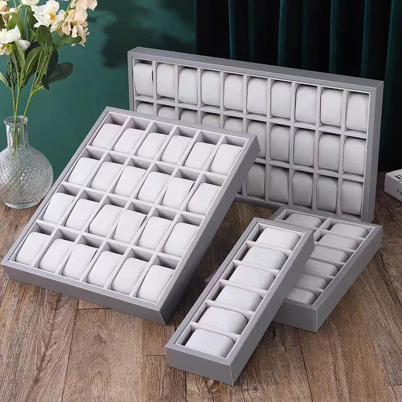 Gray Pu Leather Wat…