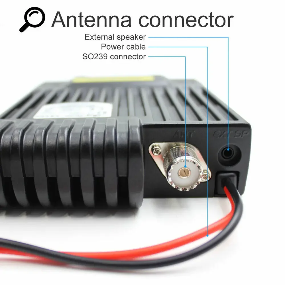 AnyTone AT-778UV 25W Ham Mobile Two Way Radio UHF VHF Dual Band Transceiver