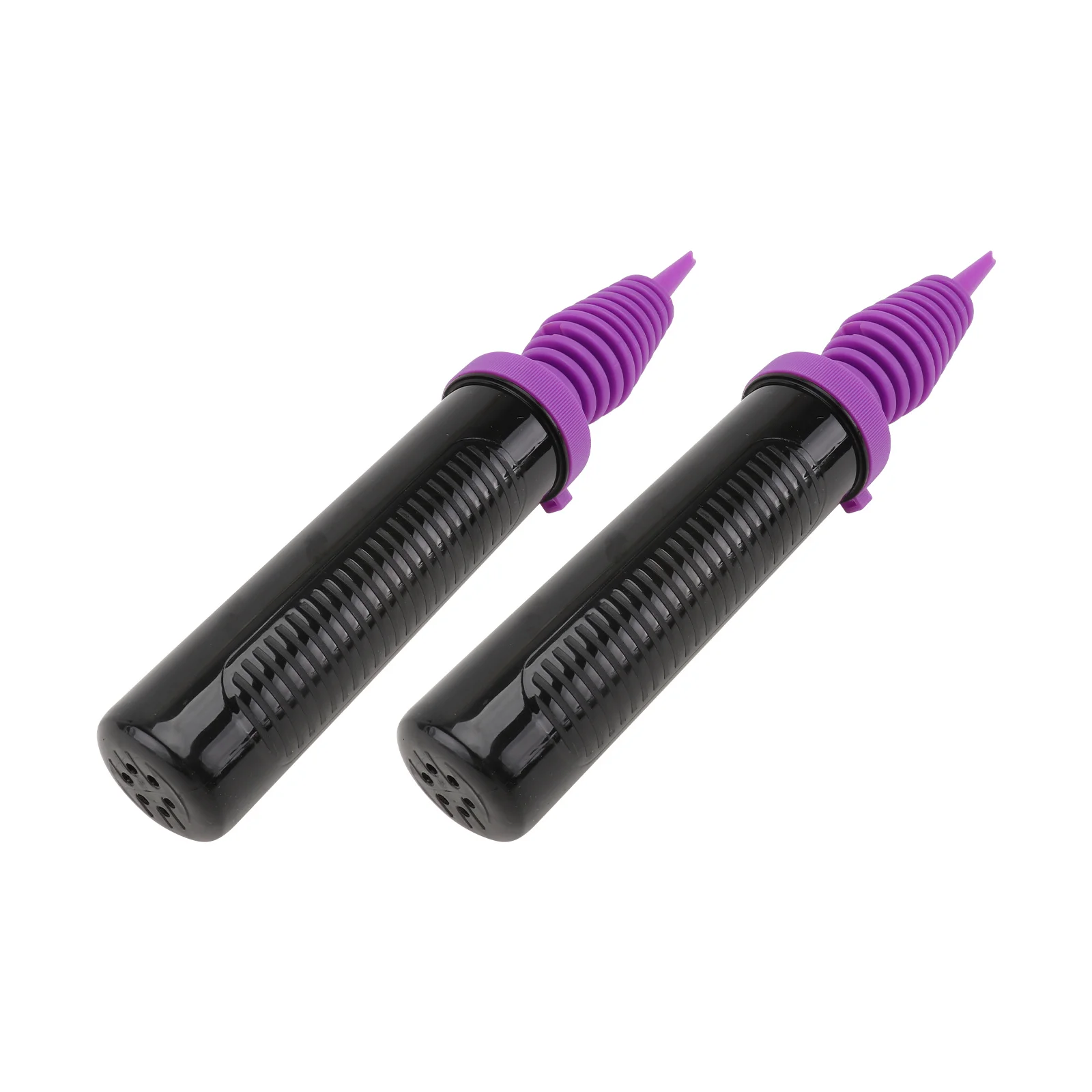 

2 pcs Portable Balloon Inflator Handheld Manual Air Pump For Party Home Swim Ring Lightweight Tile Cut Nozzle Design Balloon Air