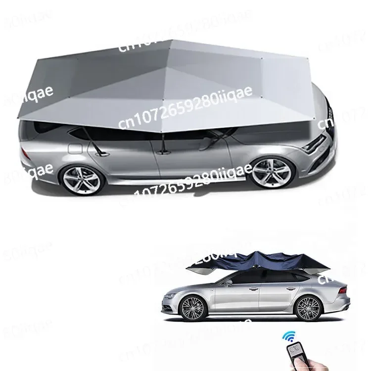 

Vehicle Tent Windshield Sunshade Cover Car Umbrella Sun Shade 4.2m 4.8m Anti-uv Kit Semi-automatic Outdoor Car Roof Shelter