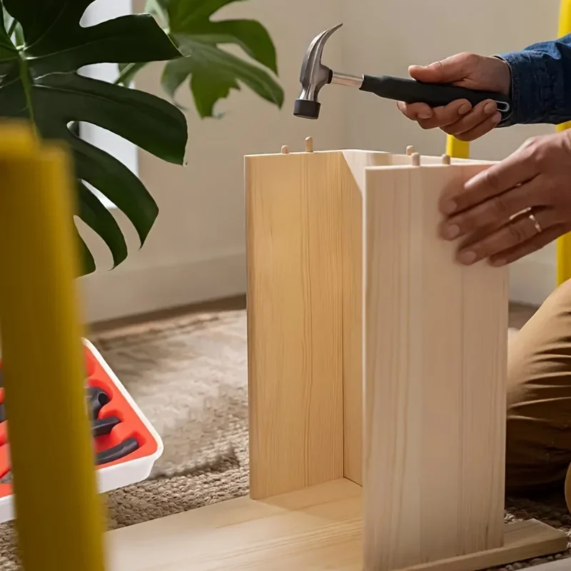 Home Hardware Toolbox Complete Gift Set, New House Decoration Tool Set, Essential 17 Piece Tool Set for Families