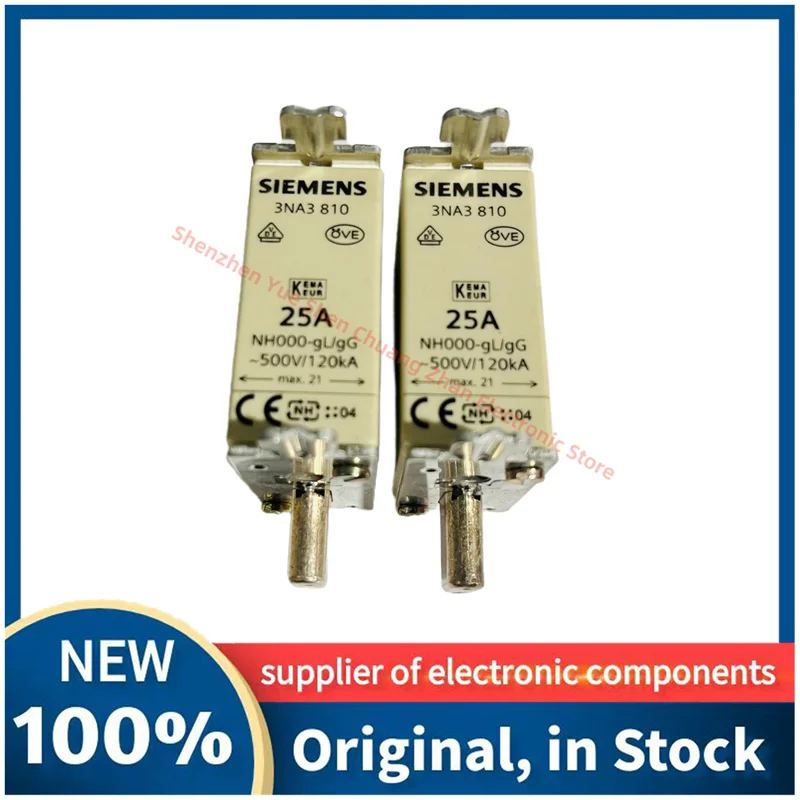 new original stock FUSE 3NA3802 3NA3804 3NA3801 3NA3803 3NA3805 3NA3807 3NA3810 3NA3812 NH000 120KA gG 500Vac