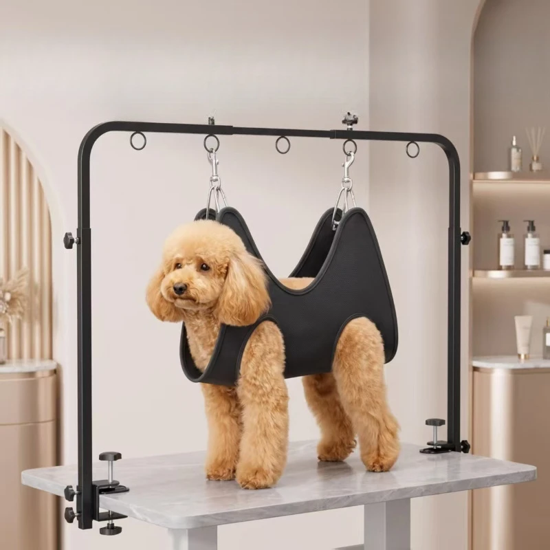 Pet grooming bracket set Removable telescopic adjustment fixed boom Pet grooming table bracket