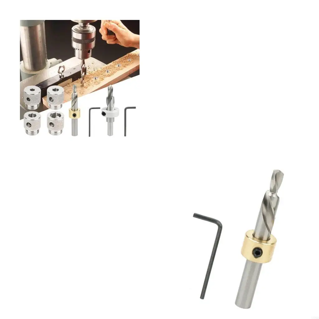 

Набор для сверления алюминиевого профиля, втулки из нержавеющей стали, самоцентрирующаяся конструкция для профессиональных