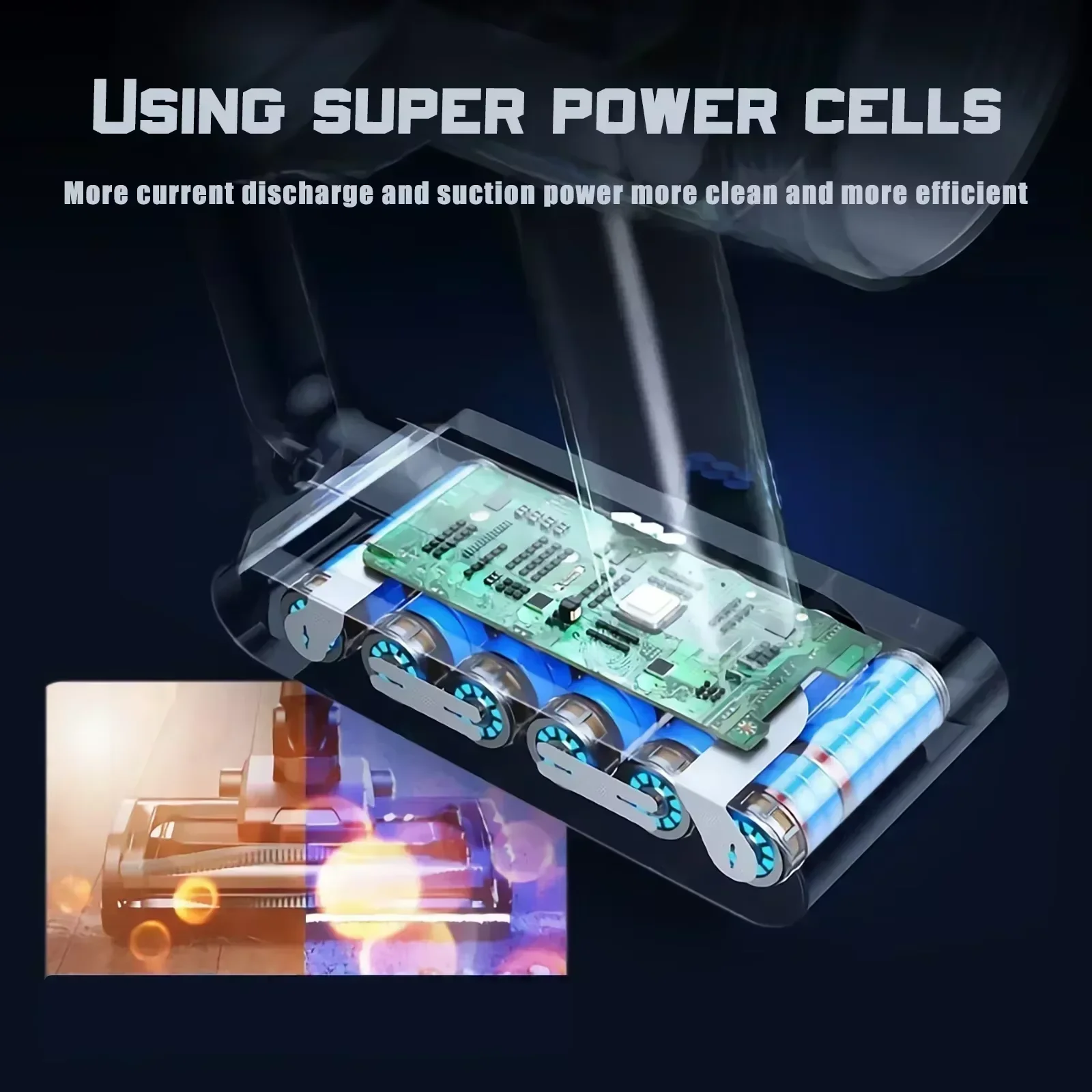 Low-Battery Warning Light! 21.6V 16800mAh Dyson V6 V7 V8 V10 Vacuum Battery