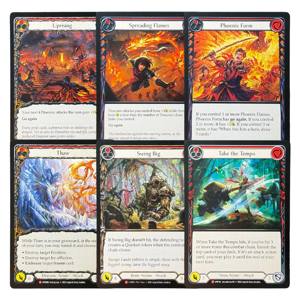 

PROXY FAB Card Regular Cards Phoenix Form Spreading Flames Tome of Firebrand Uprising Take the Tempo Swing Big Collection Cards