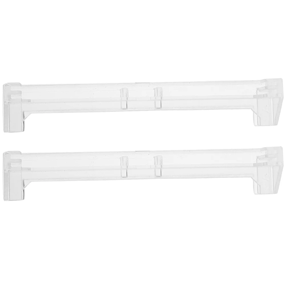 2 Pcs Corner Connector Valance Curtain Corners Return Frame for Dust Cover Blind Vertical Plastic Accessory