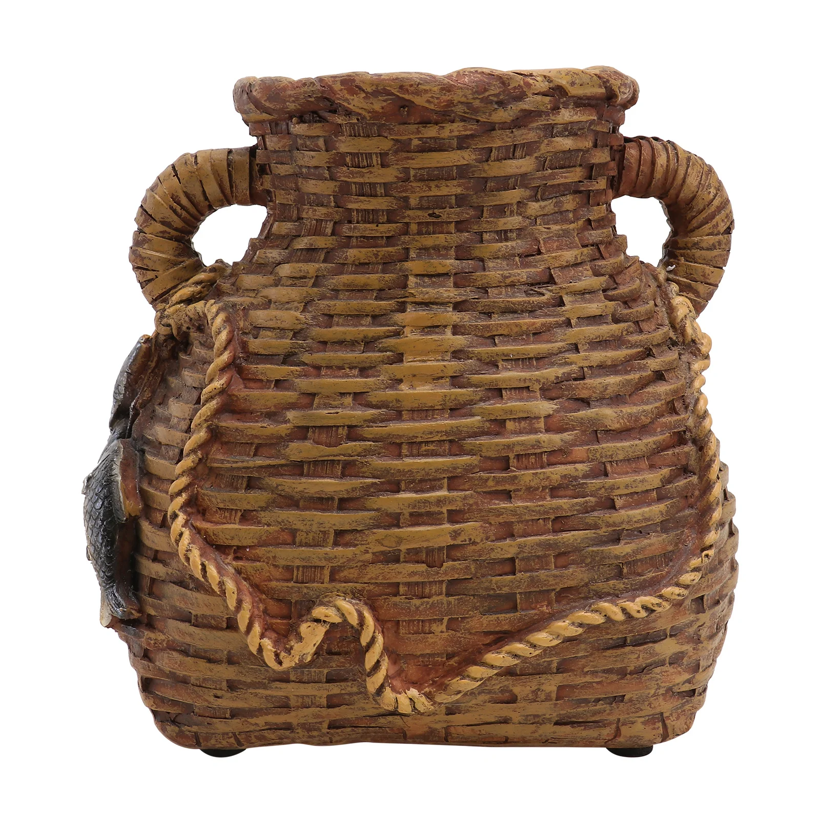 أصيص زهور من الراتنج على شكل دلو السمك، حاوية زراعة عصارية، زينة منزلية أنيقة، هدية اختيار الزهور المزخرفة #5