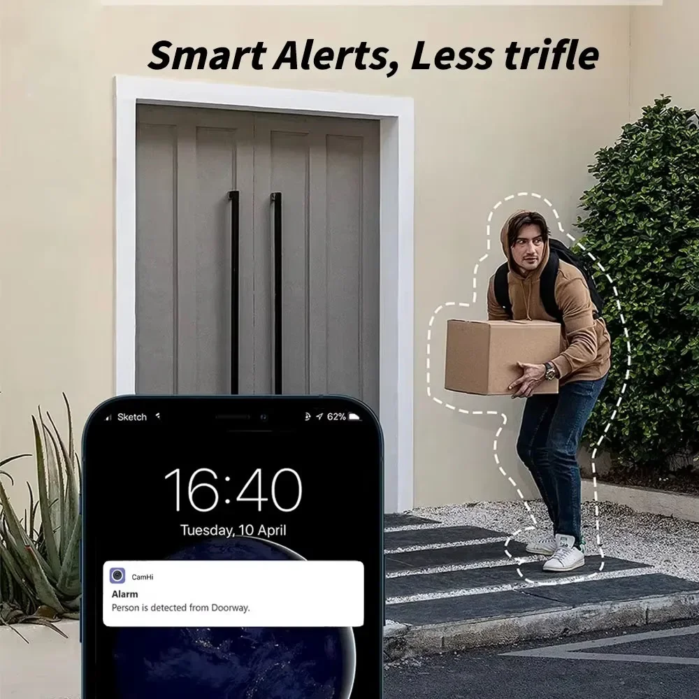 HJT 4K WIFI IP Camera Audio 3.6mm Lens 5MP RTMP Surveillance Security CCTV Video Waterproof IR Night Vision