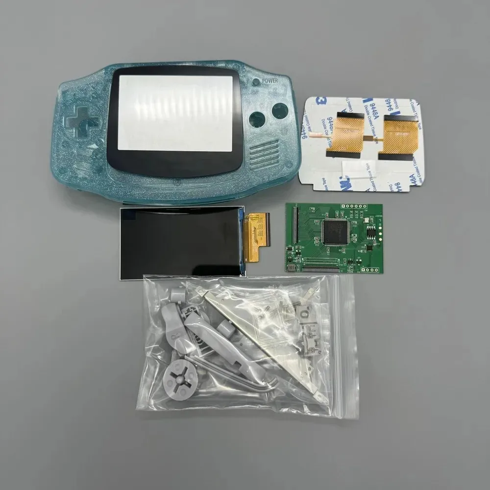 GBA IPS LCD scherm zonder shell-aanpassing, eenvoudig te installeren, 2.9 inch IPS LCD met hoge helderheid en shell-kit voor Gameboy Advance GBA