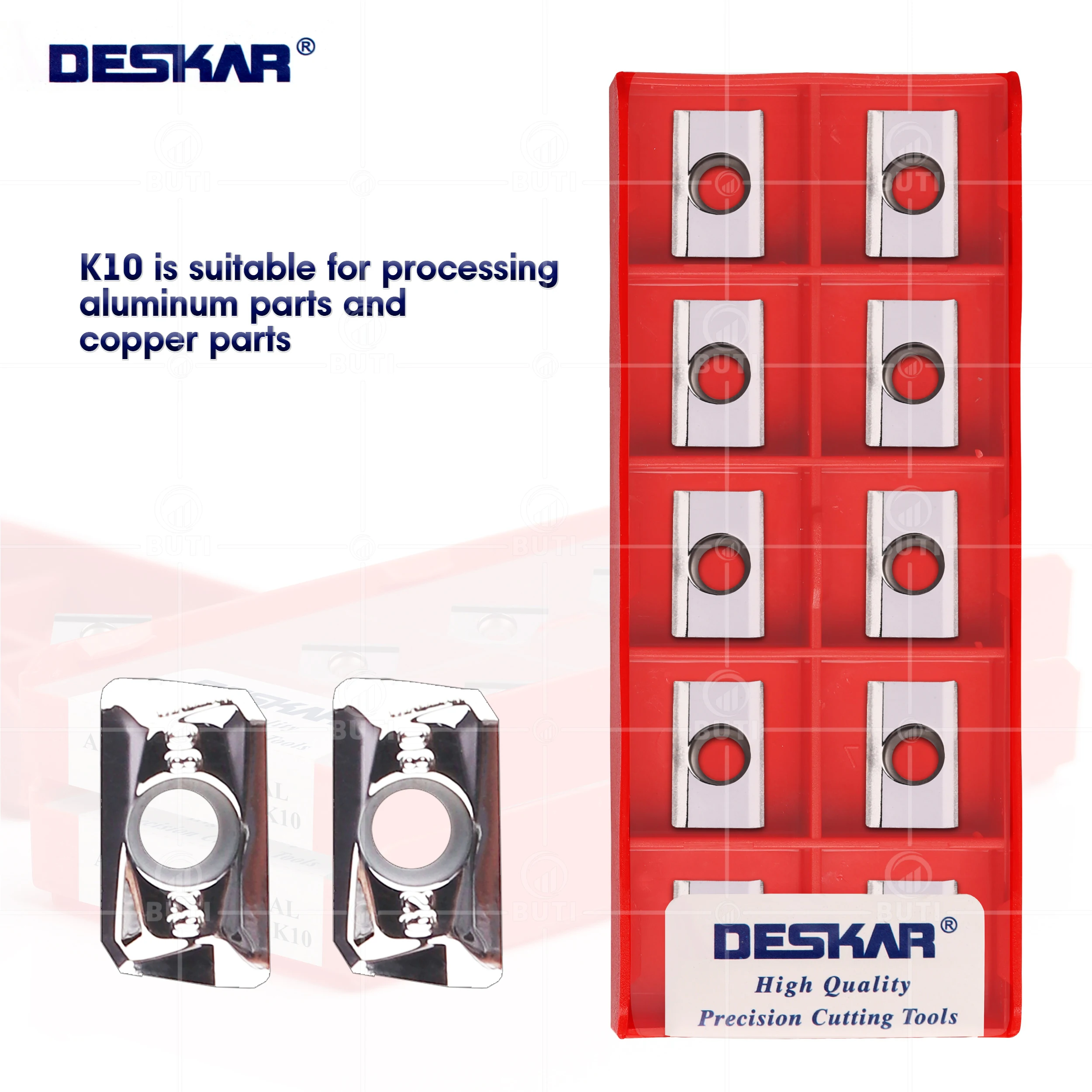 

DESKAR 100% Original APKT1135PDER-AL K10 APMT1604PDER-AL K10 Turning Tools Carbide Milling Inserts CNC Lathe Cutter For Aluminum