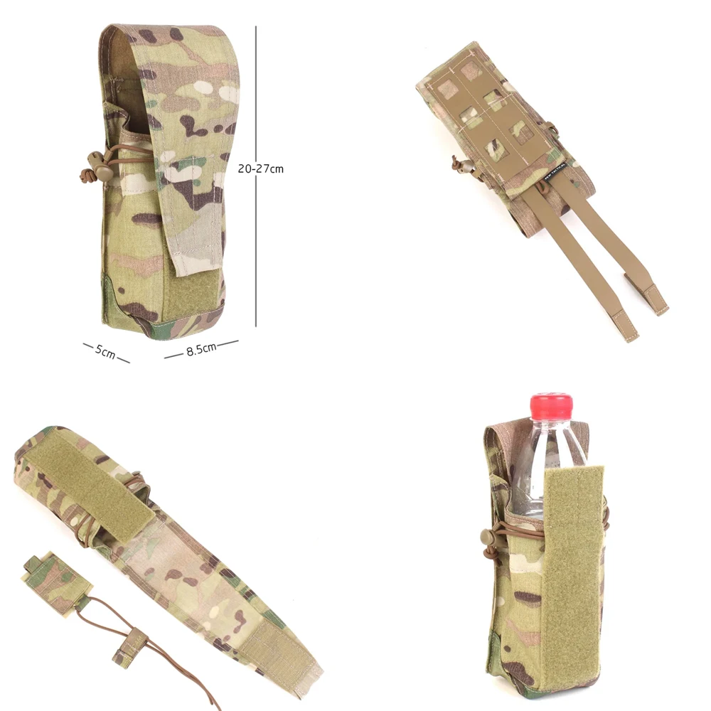 

TACTICAL Multi-function Pouch MOLLE Radio Pouch Walkie Talkies Holder PRC 152 Water Bottle Pouch Double 5.8/5.45/7.62 Mag Pouch