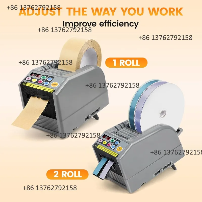 Automatic Tape Dispenser Ribbon Cutting Machine 999mm Precision Cutter For Shipping School Restaurant Business Home Use