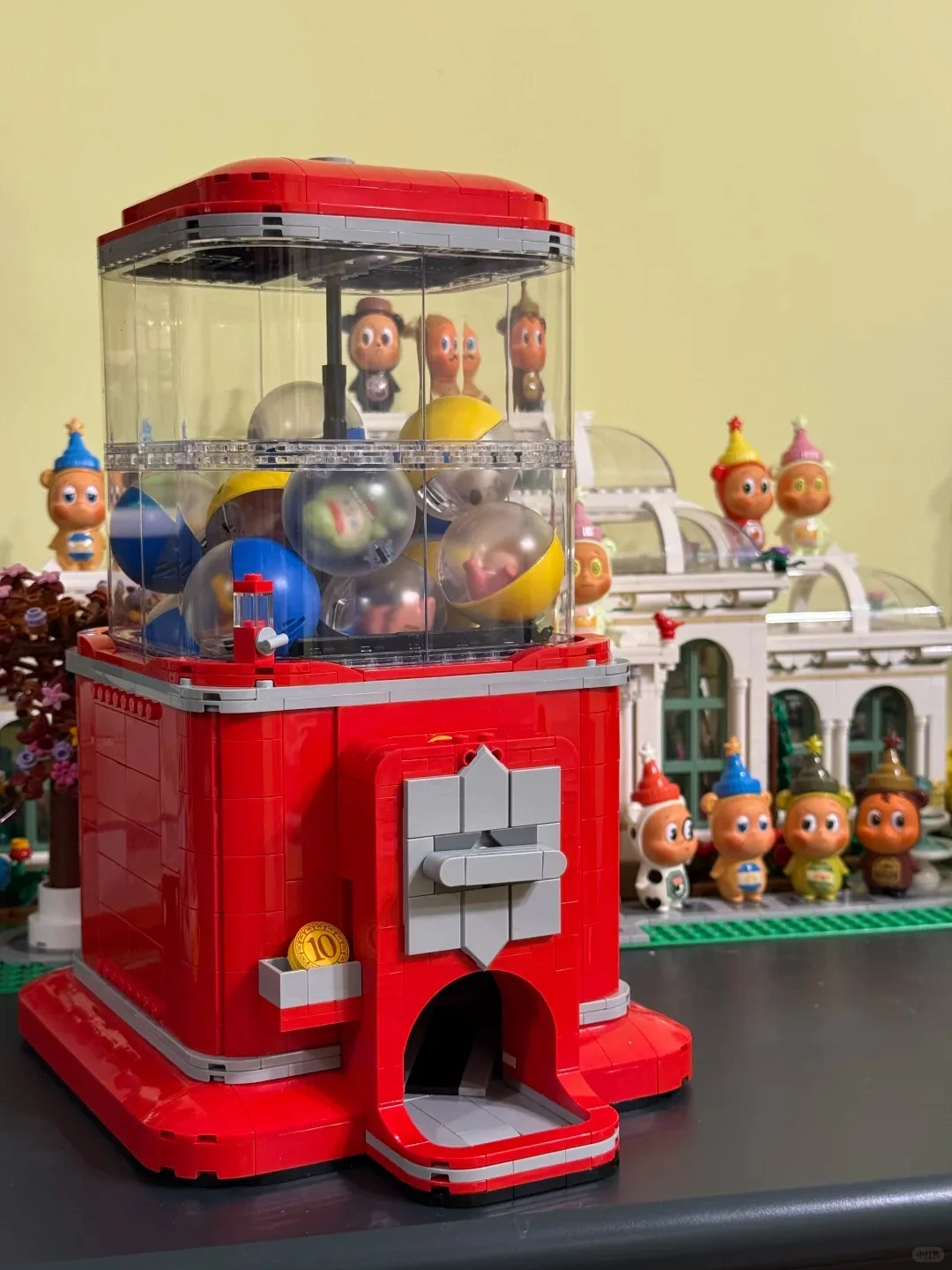 

Creative creative vending machine building blocks Coin-operated game building block set toy girl boy birthday gift