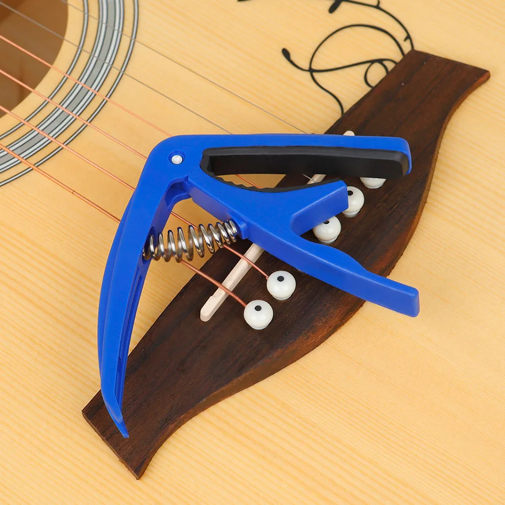 

Capo For Acoustic Electric Adjustable Spring Tension One Hand Operation Folk Country Music Essential Classical Guitar Capo