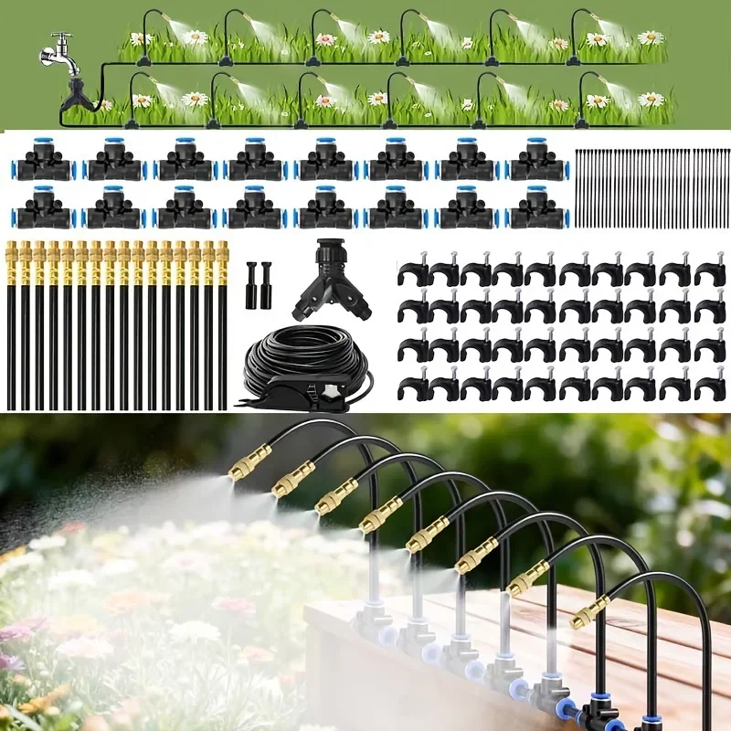 Composants de plomberie à raccordement rapide de 8 mm pour les systèmes d'irrigation goutte à goutte, les systèmes de pulvérisation et les réseaux d'humidification dans les environnements résidentiels et commerciaux