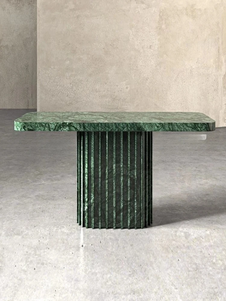 

Входной столик из скандинавского мрамора, дом у стены, узкий стол, стол с торцевым видом, ваби песчаный ветер, натуральный травертин