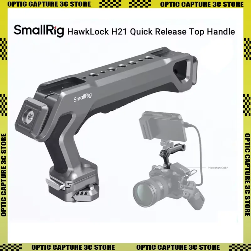 مجموعة المقبض العلوي SmallRig HawkLock H21 سريعة الإصدار لكاميرا Canon مع لوحات أقفاص HawkLock مع المتزلجون 4483