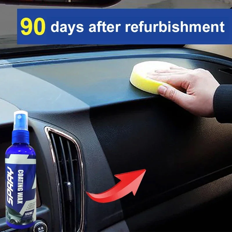 2495 Car Auto Plastic Restorer Back To Black Gloss Car Cleaning Products Auto Polish And Repair Coating Renovator For Car Detail