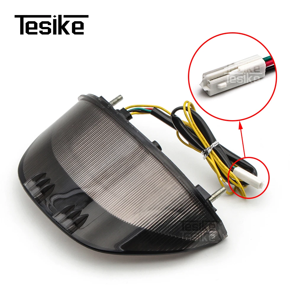 

5 Lines Rear LED Taillight For Honda Cbr600rr 2003 2004-2006 Cbr1000rr 2004-2007 Brake Tail Light Turn Signals Integrated Lamp