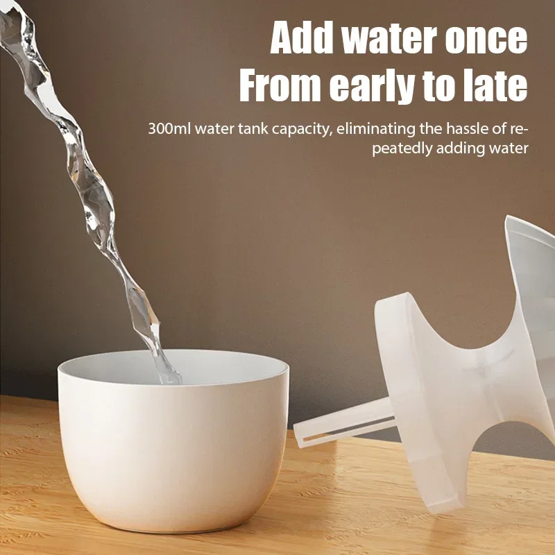USB Humidifier Cool Mist Maker Purify 300ML Air Humidifier with Soft Night Lights for Home