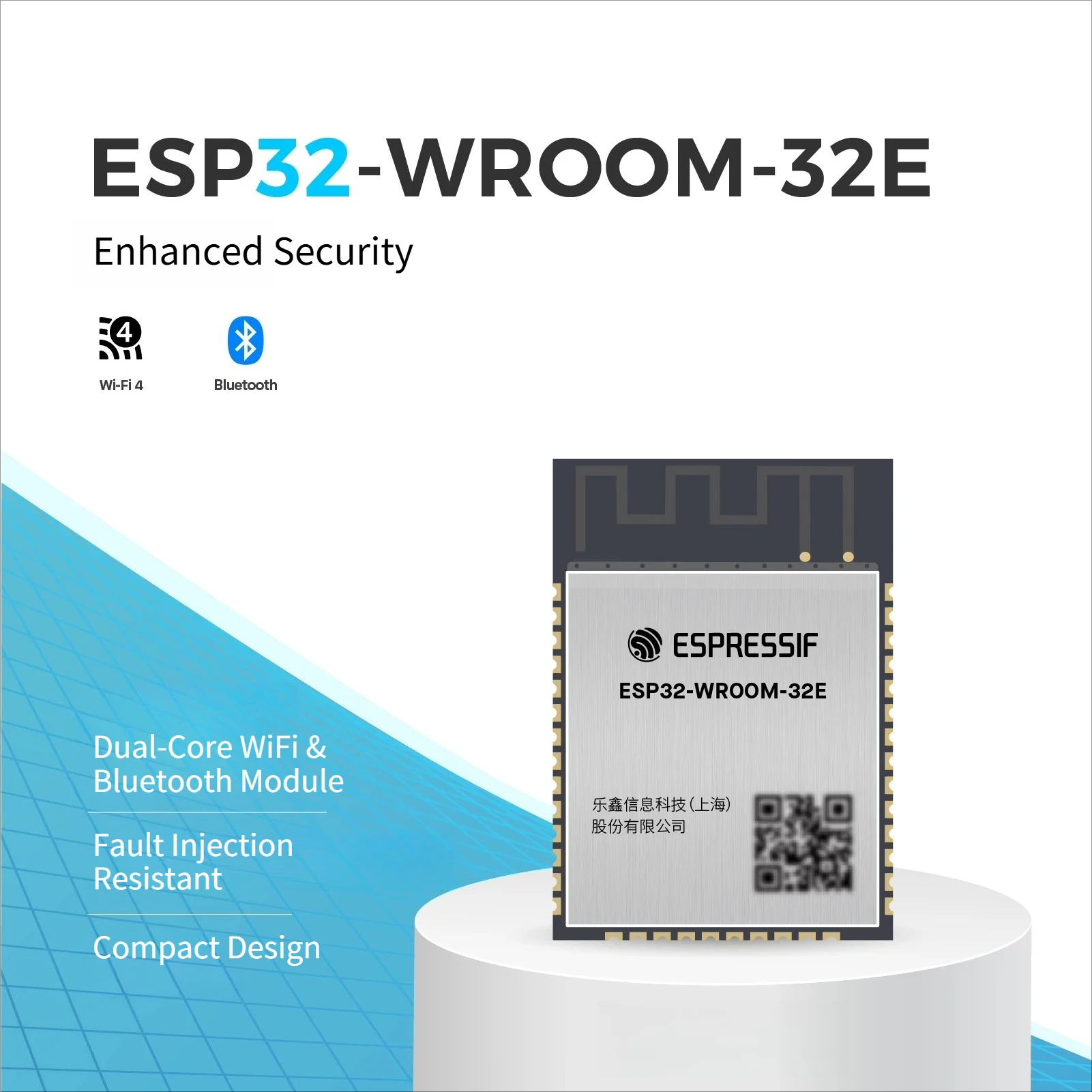 ESP32-WROOM-32E Dual-Core WiFi Bluetooth ECO V3 Module for IoT Lab Teaching