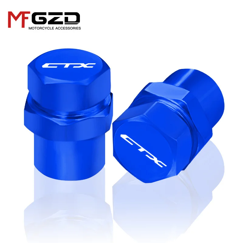 For HONDA CTX700N CTX1300 CTX750 Motorcycle Accessories CNC Aluminum Wheel Tire Valve Caps Airtight Covers ctx 700 750 1300