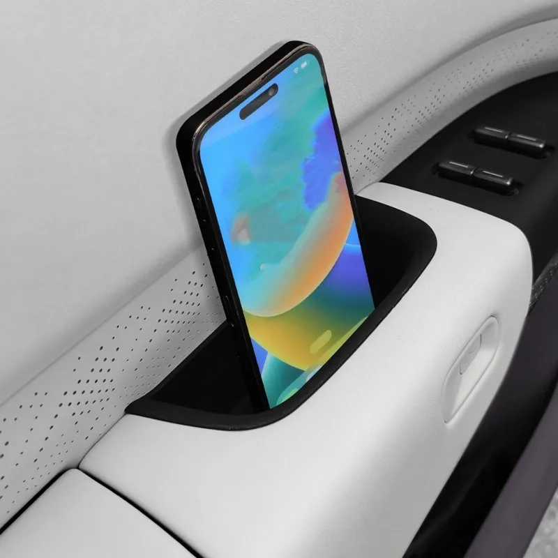 Reliable-Car Door Handle For Zeekr 7X 2024-2026 Side Storage Box Case Anti-Dirt Tray Accessories