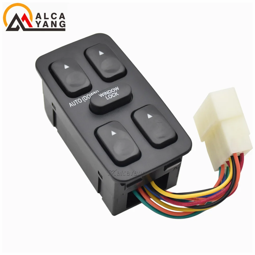 93570-28001 Front Left Driver Side Electric Power Master Window Switch for 1992 1993 1994 Hyundai Elantra Galloper