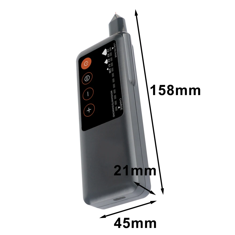 Current Meter Portable Tester 158*45*21mm Hardness Tester User-friendly Design Suitable For Beginners Accurate Detection