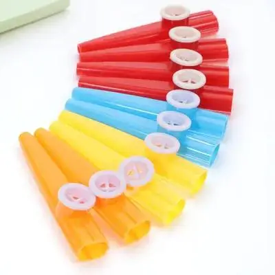 

10pcs for Kids Plastic Kazoos Funny Educational Plaything Children Baby Musical Instrument Adorable Design