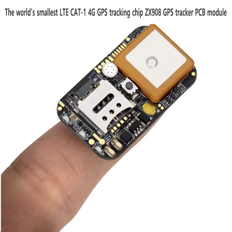 أصغر العالم LTE CAT-1 4G GPS تتبع رقاقة ZX908 GPS المقتفي PCB وحدة لتطوير تعقب GPS صغير 4G