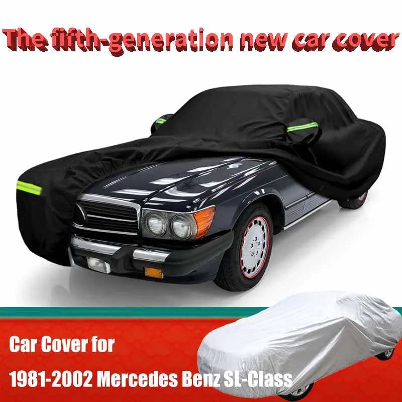 

Waterproof Car Covers for 1981-2002 Mercedes Benz SL-Class Waterproof Windproof Bands for Snow Rain Dust Hail Protection