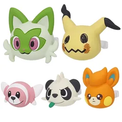 Goods in Stock Original TAKARA TOMY Sprigatito Mimikyu Pancham Pocket Monsters Q Version Model Animation Character Action Toy