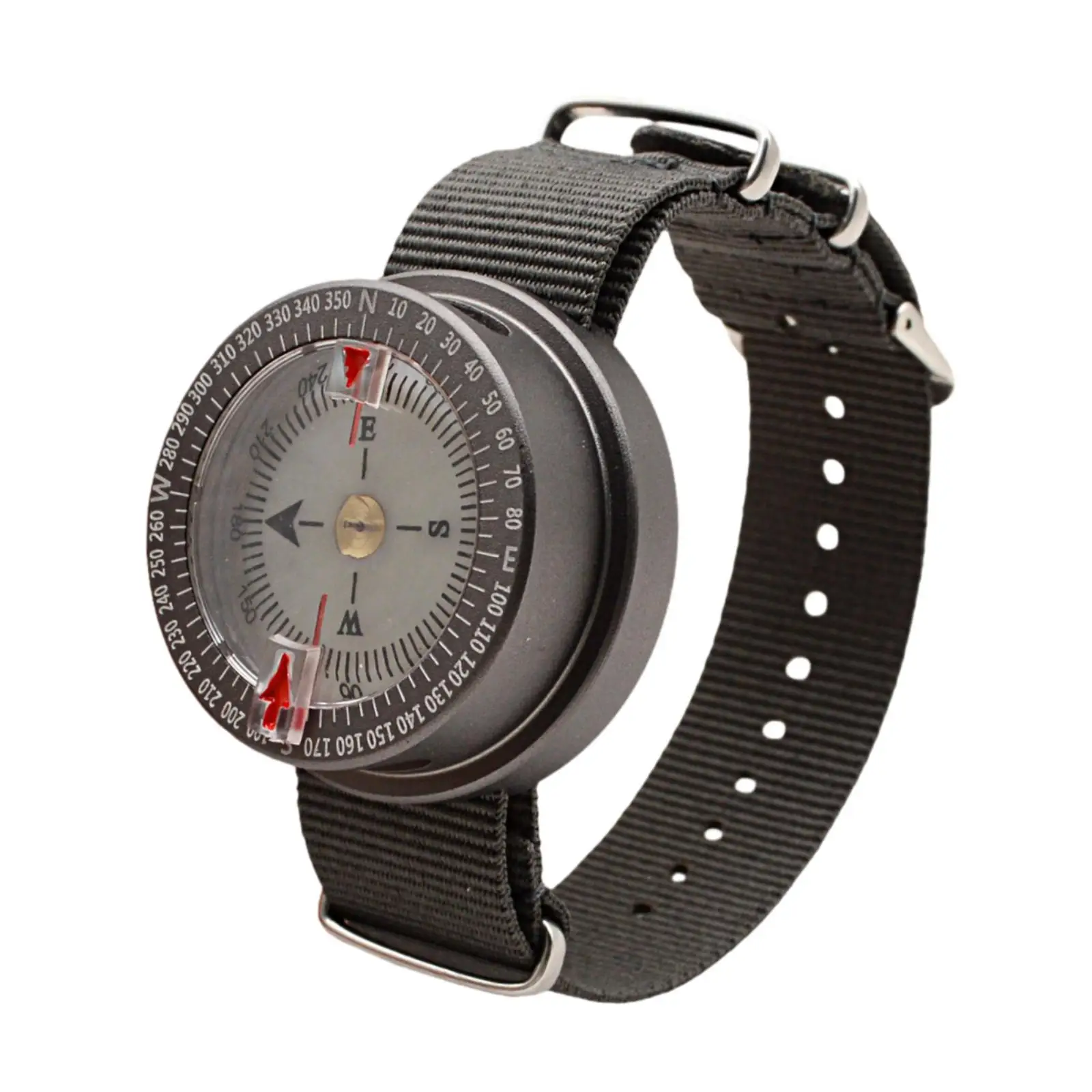 Scuba Compass Professional Adjustable Wrist Strap Underwater Compass, Wrist Compass Comfortable for Sailing Boating Survival