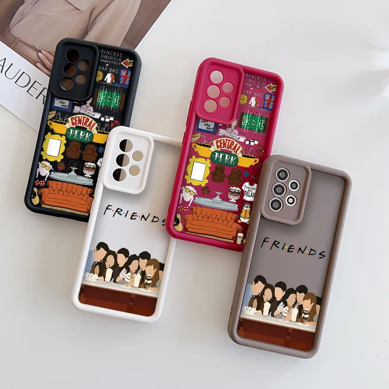 Funda de teléfono divertida Central Perk Coffee Friends para Xiaomi 14T 13T 11 Pro Redmi Note 10 12 13C 14C 9 Poco M6 Lite Fundas de cubierta suave