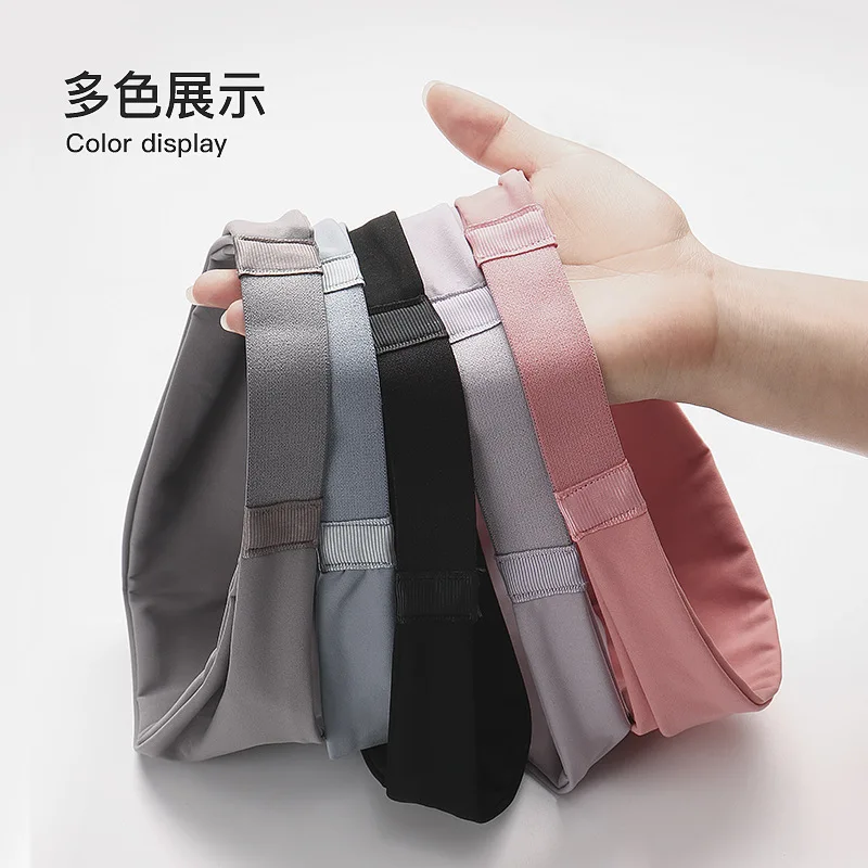 عصابة رأس للجري في صالة الألعاب الرياضية وكرة السلة والرياضة غير قابلة للانزلاق فتل الرأس للرجال والنساء للياقة البدنية رباط شعر مقاوم للعرق ​