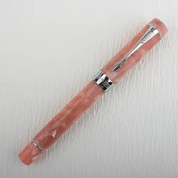 Jinhao Centennial 100 Fountain Pen Cherry Blossom with Arrow Clip  M Nib 0.7mm Resin Ink Pen Business Office Gift Pen