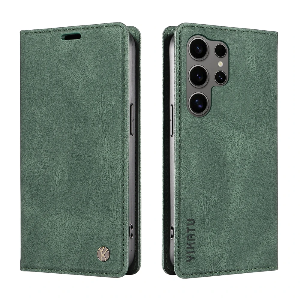 Magnetische Leder-Geldbörsen-Flip-Cover für Samsung Galaxy S25 S24 S23 S22 S21 S20 S10 S9 S8 S7 FE Plus Pro Ultra Edge | Premium-Gehäuse – Detail 11
