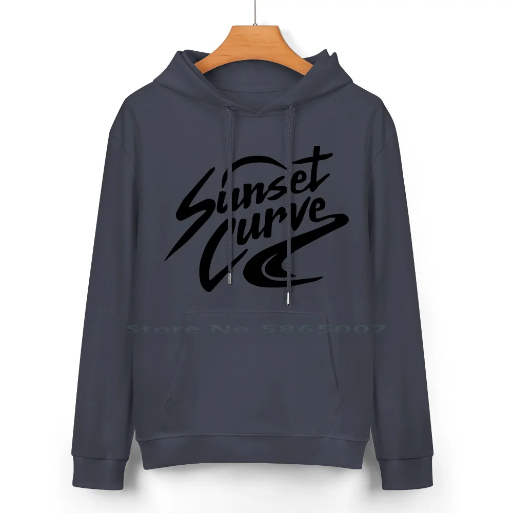 Sunset Curve Logo Pure Cotton Hoodie Sweater 24 Colors Julie And The Phantoms Sunset Curve Jatp Sunset Curve Sunset Curve Band