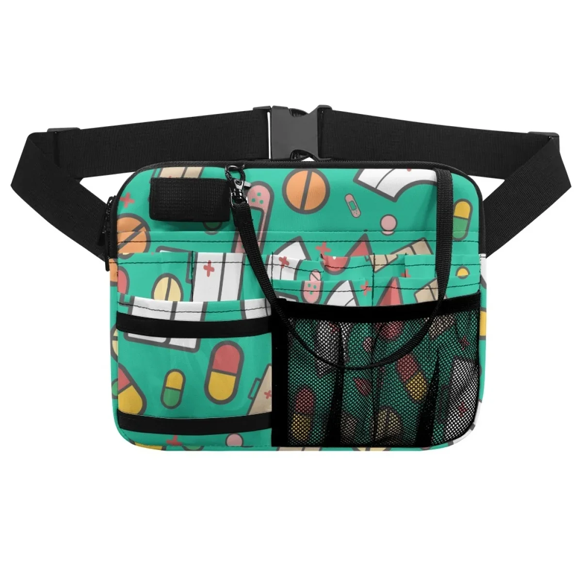 Medical Nursing Shoulder Pouch Adjustable Waist Strap Practical Multi Pocket Waist Bag Female Organizer Belt Bags bolsa feminina