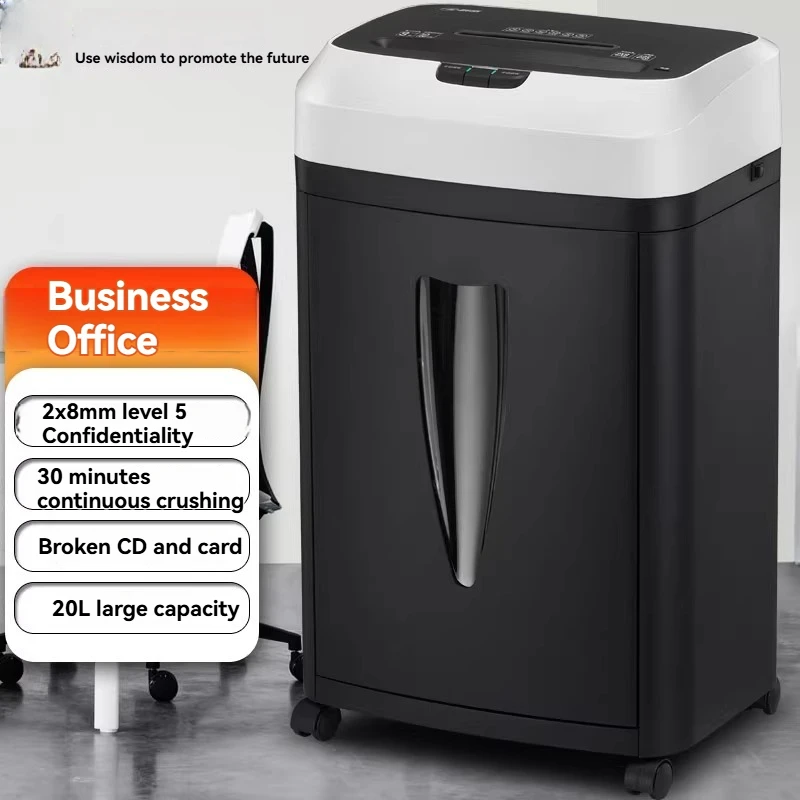 Paper Shredder Takes 40 Minutes To Shred Paper Continuously. 9915 Office High-power Electric Shredder 2 * 6mm