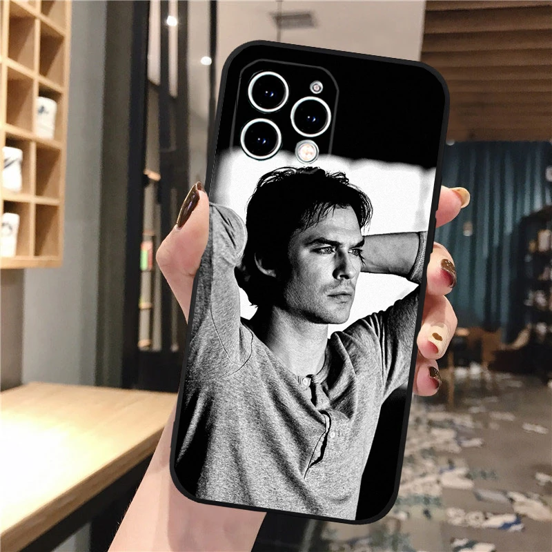 吸血鬼の日記-iPhone用の電話ケース,damon salvatore,11,16,15,14 pro max,13,12 pro,15plus