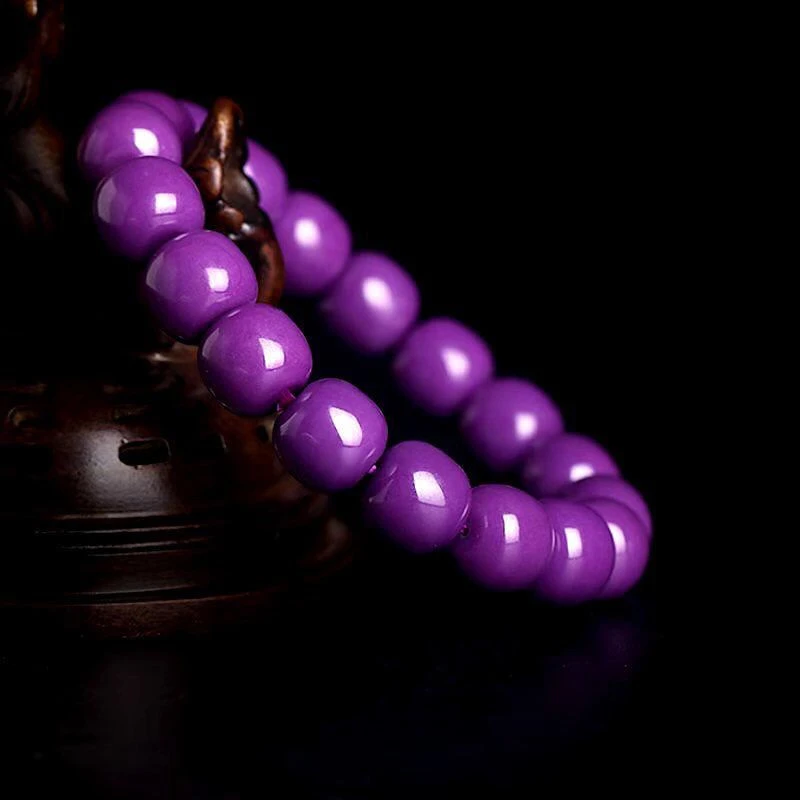 

Natural Purple Cloud Mother Handchain Fragrant Taro Purple Women's Fashion Simple Bracelet